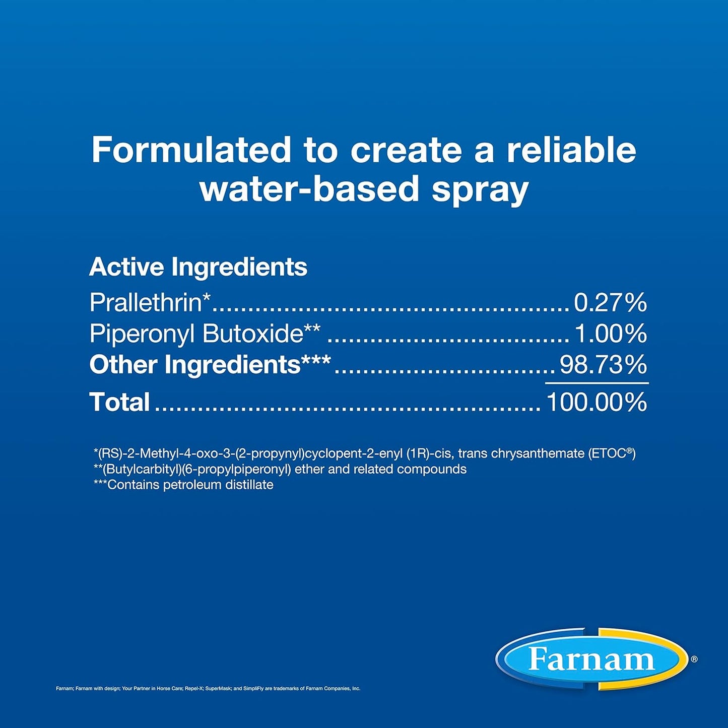 Farnam Repel-X pe Concentrated Fly Spray for Horses, Just Add Water 16 Ounces