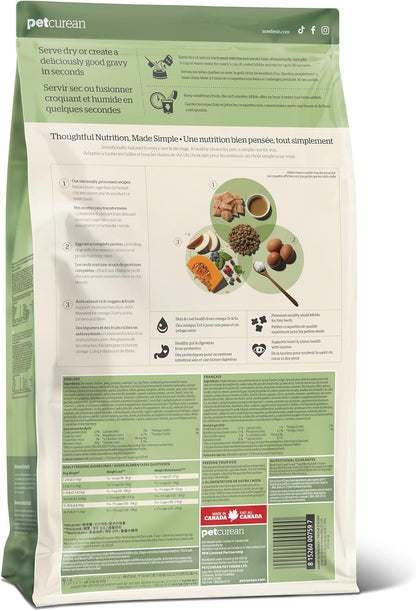 Now Fresh Good Gravy Premium Dry Dog Food with Chicken & Ancient Grains for Small Breeds, Healthy Kibble for Adults Coated in Bone Broth – Just Add Water to Moisten, Made with Real Meat, 12 lb Bag