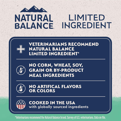 Natural Balance Limited Ingredient Small Breed Adult Grain-Free Dry Dog Food, Chicken & Sweet Potato Recipe, 4 Pound (Pack of 1)