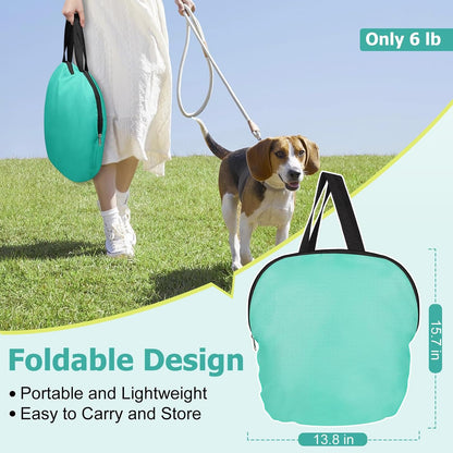 Portable Cat Playpen, Foldable Pet Dog Playpen, for Kitten Puppy Play Pen Indoor/Outdoor, Cats Enclosure Cages Tent with Carrying Case, 600D Oxford 8-Rods, 32"x24"x22"