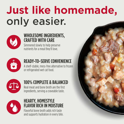 Nulo Gently Cooked Meals Salmon & Chicken Shelf Stable Fresh Cat Food 3.5-oz Pouch Case of 24