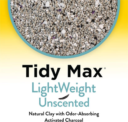 Tidy Cats Tidy Max Lightweight Unscented Cat Litter Clumping Formula - 17 lb. Box