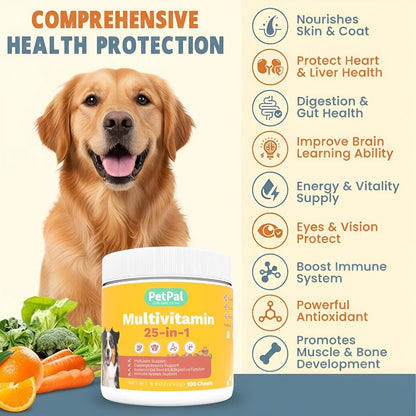 Healthy Grain-Free Dog Treats, Soft Chew with Vitamins for Training & Rewardings, Immune System Health, Joint Health, Low-Calorie, Zero Artificial Flavor and Coloring, 100 Count