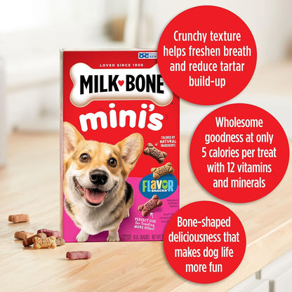 Milk-Bone Mini's Flavor Snacks Dog Treats, 36 Ounce