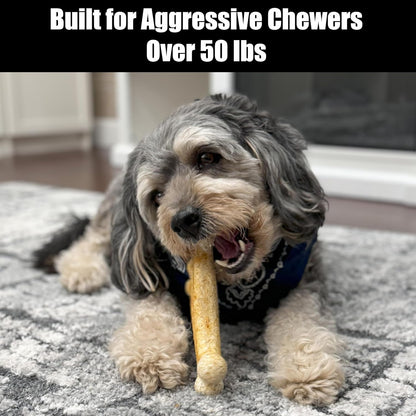 Fieldcrest Farms Nothin' to Hide Collagen-Based Dog Chews, Wishbone, Chicken Flavor, Ultra-Premium, for Dogs Over 50lbs, Easily Digestible, Supports Skin, Coat, Joints & Muscles, 7-Inch, 2 Pieces