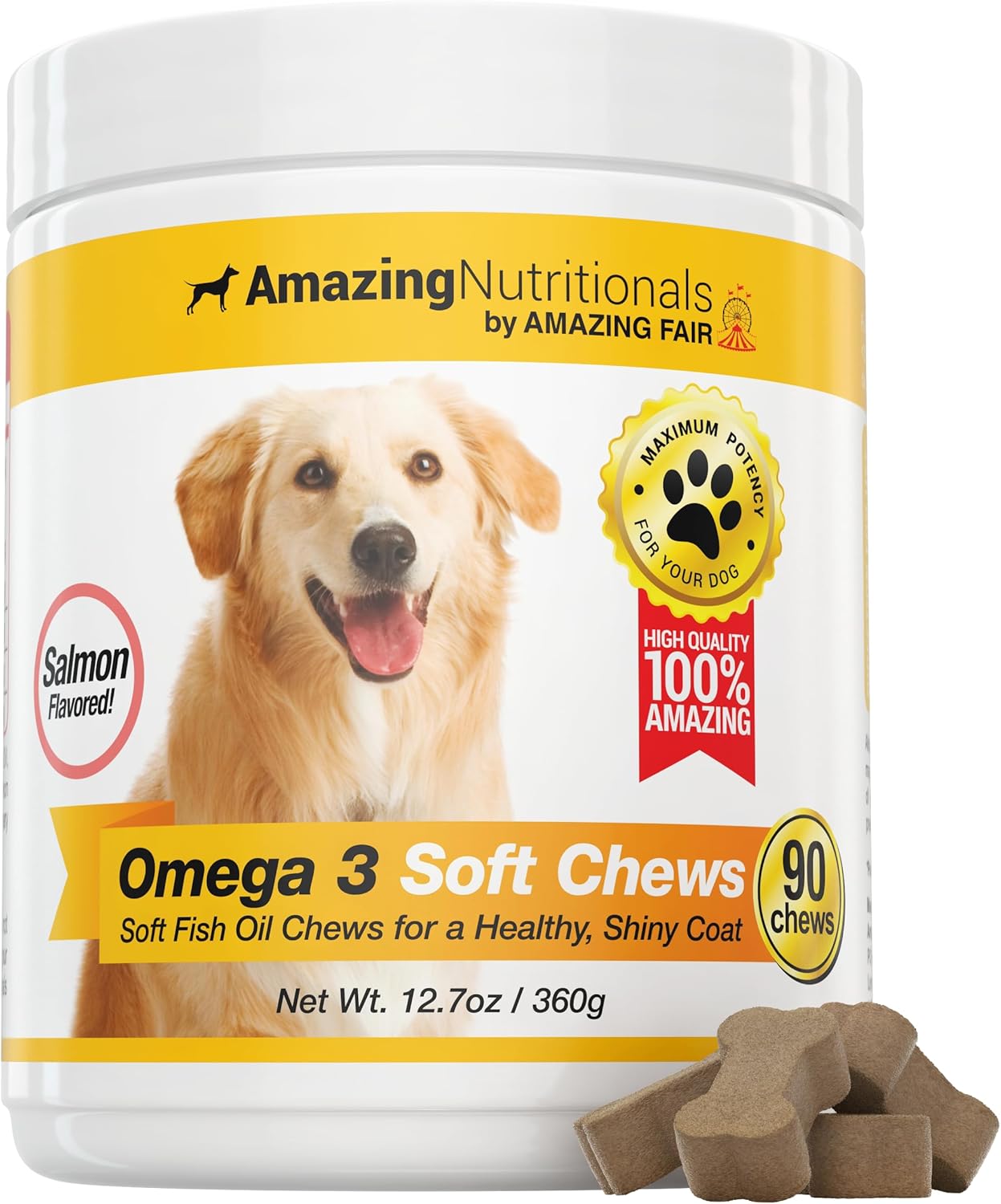 Dog Skin and Coat with Probiotics for Dogs Joint Digestive Bundle - Omega 3 for Dogs Itchy Skin Relief for Dry Skin, Hot Spots and Shedding, Eliminates Joint Pain, Gas and Diarrhea Elimination