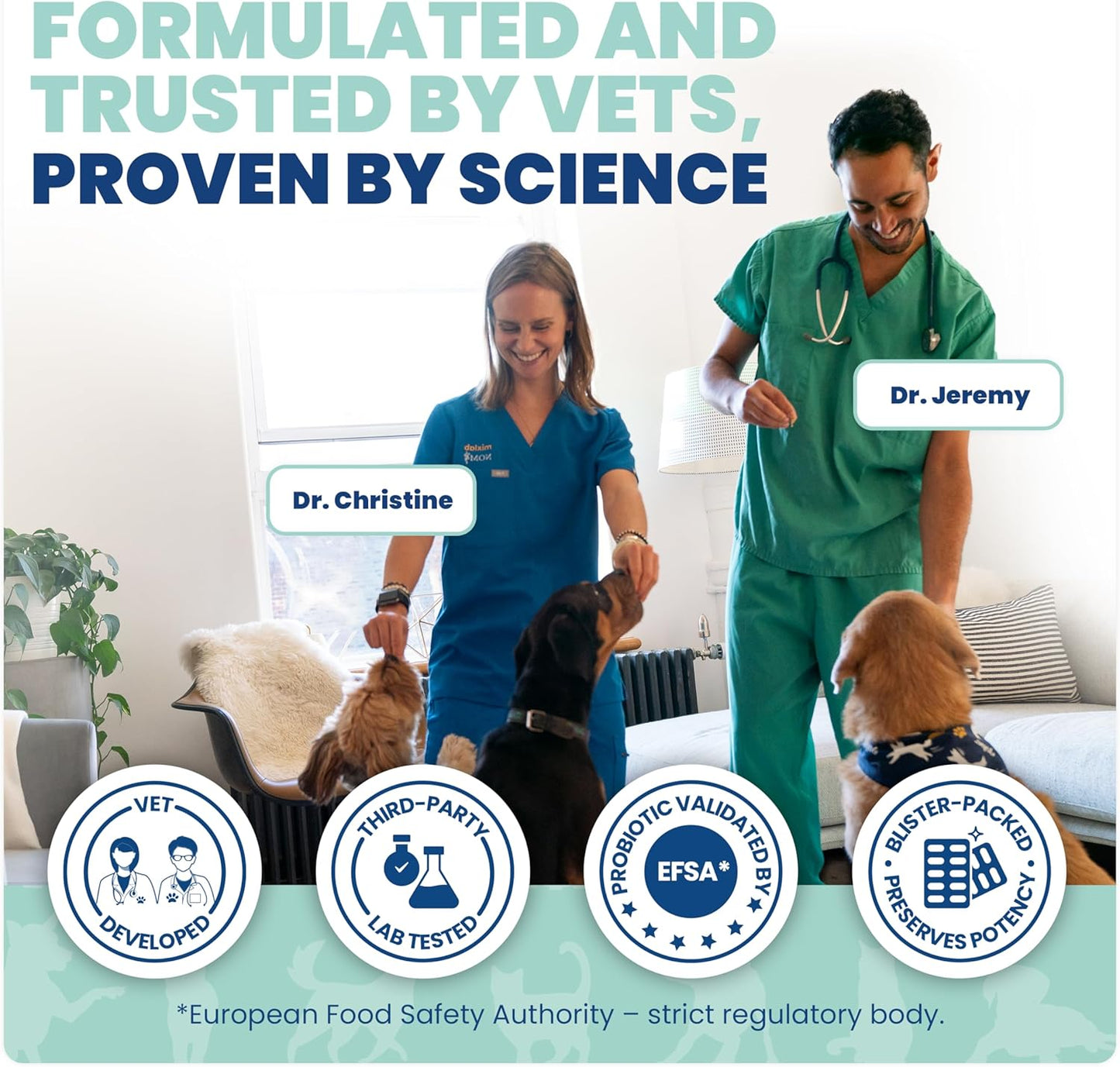 Jope Synbiotic GB-01® - Prebiotics and Probiotics for Dogs & Cats - Clinically Proven Formula - Vet Formulated for Gut Health, Stool Quality, Diarrhea, Immunity, Skin & Coat - 30 Gut Powder Capsules