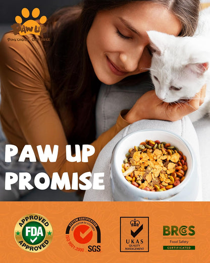 PAWUP Freeze Dried Cat & Dog Treats, Natural Quail Egg Yolk, Single Ingredient, High-Protein Pet Snacks for Skin & Coat Health, No Artificial Additives, 9.2 oz