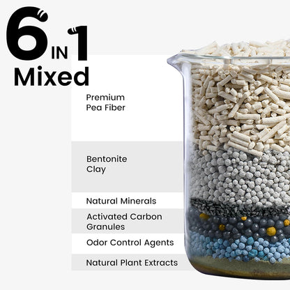 Tofu Cat Litter, Dr. PawPaw Clumping Cat Litter, Green Tea Scent 18 lb, Dust-Free Keep Kitty Tidy, Superior Odor Control Keep Step Fresh