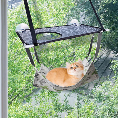 Cat Hammock for Cage | Soft Warm Fleece-Lined Comfortable - Winter Indoor Cat Swing Hammock | for Kitten Ferret Bunny Hamster Mice Home Outdoor Window Bedside