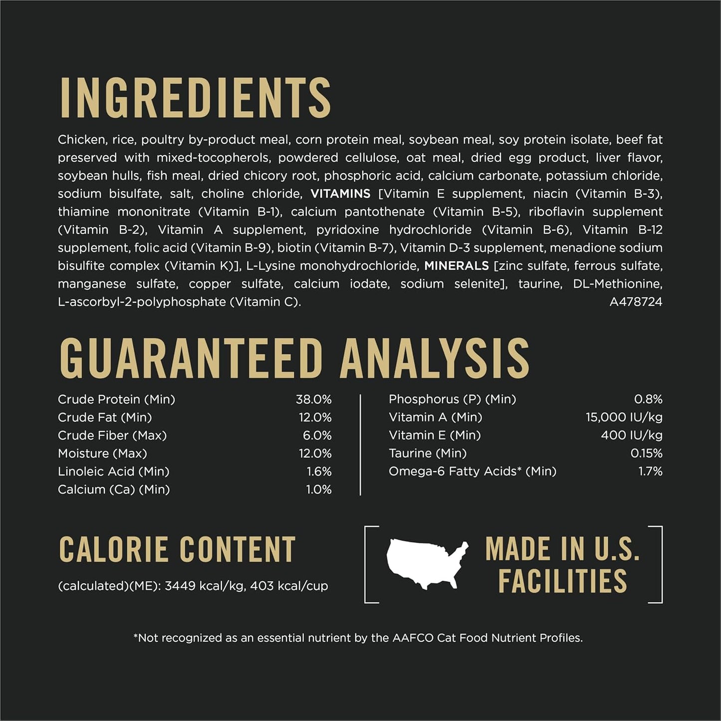 Purina Pro Plan Adult 7 Plus Indoor Chicken and Rice Formula High Protein Cat Food - 7 lb. Bag