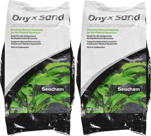 Onyx Sand, 7 kg / 15.4 lbs (Pack of 2)