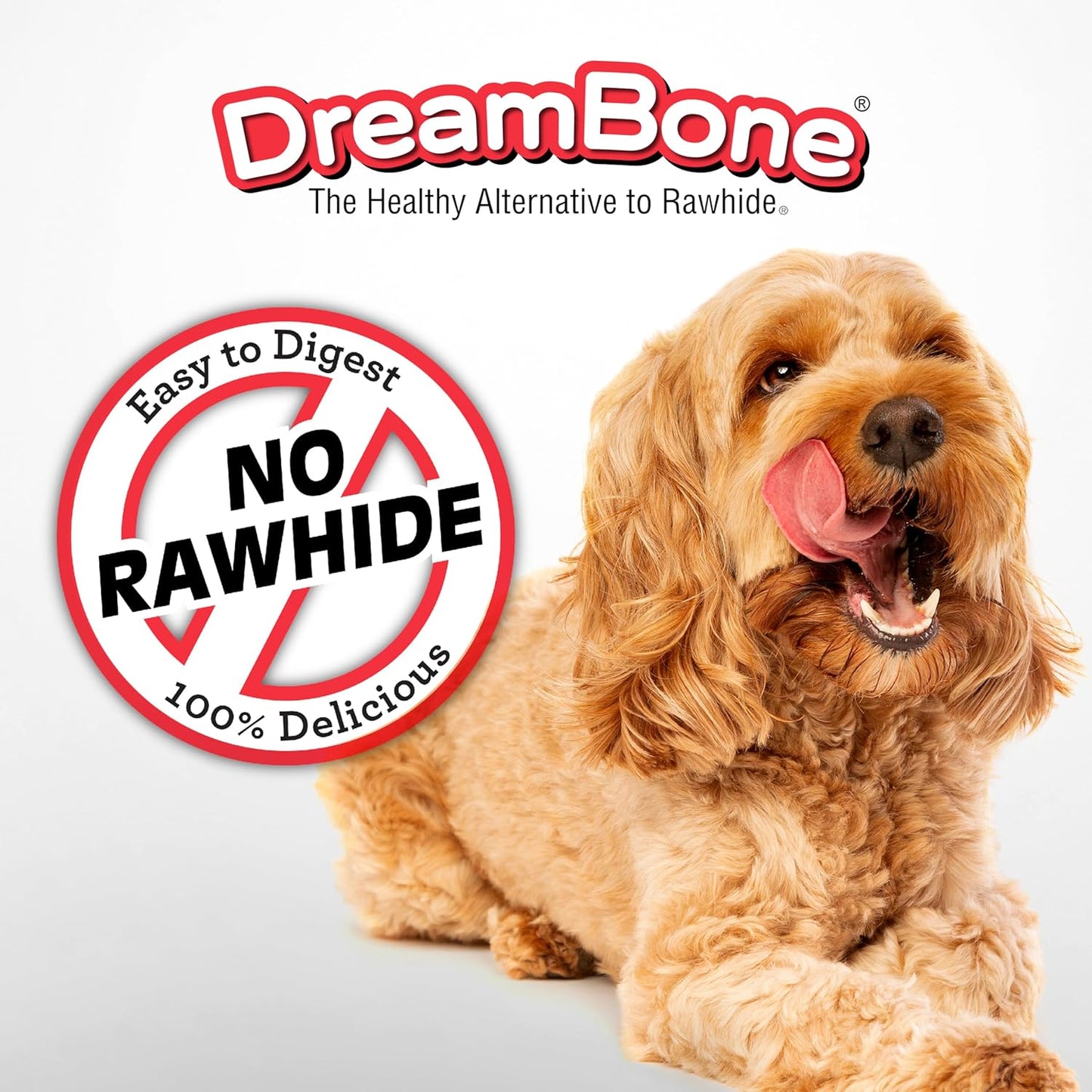DreamBone Triple Flavor Twisties Chews for Dogs, 25 Count, Treat Your Dog to Rawhide-Free Chews Made with Real Chicken, Beef and Peanut Butter (Pack of 2)