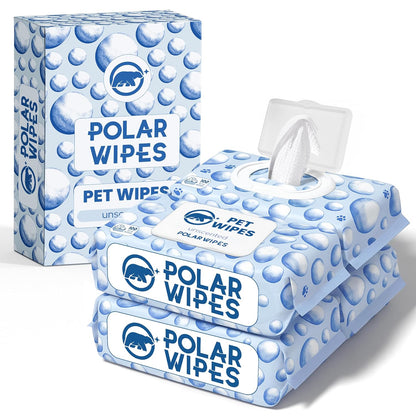 Truly Unscented Pet Wipes for Dogs & Cats | Multi-purpose Pet Wet Wipes for Grooming & Cleaning | Plant Based Dog Wipes for Paws, Fur, Face and Butt – Hypoallergenic (Pack of 400)