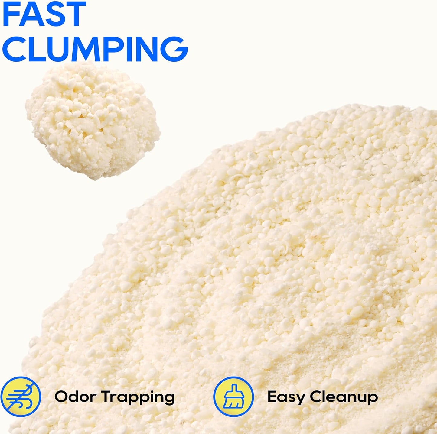 HoneyCare Cassava Cat Litter | Natural Cassava Formula | Fast Clumping & Odor Control | Low Dust & Eco-Friendly | 6 lbs