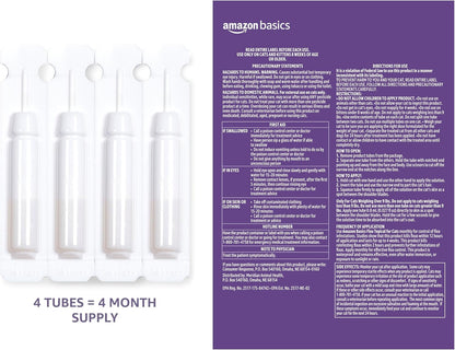 Amazon Basics PreventativeTopical Flea Treatment for Large Cats (Over 9 Pounds), 4 Count