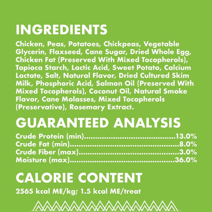 Buddy Biscuits 3 oz Pouch of Grain Free Soft & Chewy Cat Treats Made with Natural Tender Chicken