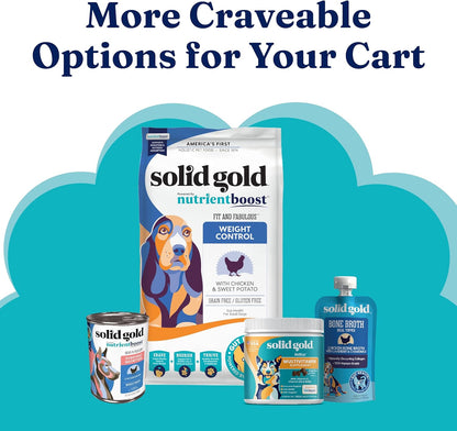 Solid Gold SeaMeal Cat Probiotic & Dog Probiotics for Digestive Health - Kelp Powder Dog & Cat Multivitamin Supplement w/Prebiotics & Digestive Enzymes for Skin, Coat, & Gut + Immune Support - 8oz