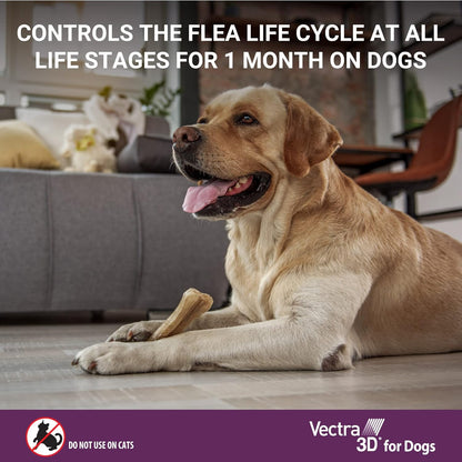 Vectra 3D for Dogs Flea, Tick & Mosquito Treatment & Prevention for Extra Small Dogs (5-10 lbs), 3 month supply