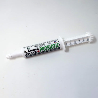 Dogzymes Canine Probiotic Paste Beneficial Bacteria-Enzyme 2.3 Billion CFU/gm Saccharomyces boulardii Organic Dried Honey Powder (30 Gram)