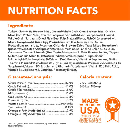 IAMS Proactive Health Adult Sensitive Digestion & Skin Dry Cat Food with Turkey, 13 lb. Bag