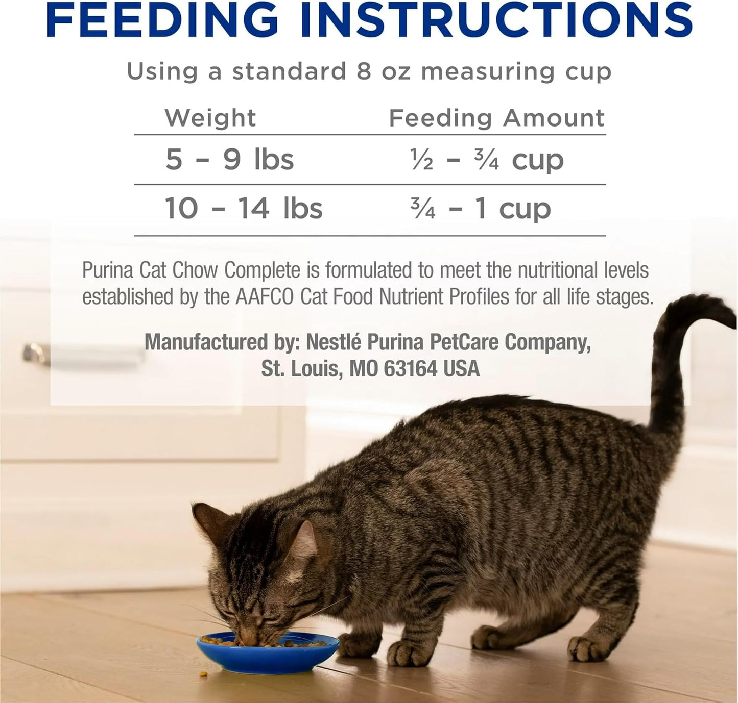 Purina Cat Chow Complete Dry Cat Food, 3.15 LB