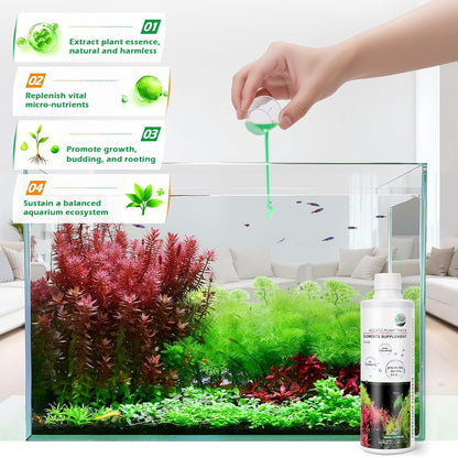 HC035 All-in-One Liquid Aquarium Plant Fertilizer - with Essential Micro & Macro Nutrients for Freshwater Planted Tanks, 150ml/500ml/1000ml (1000mL)