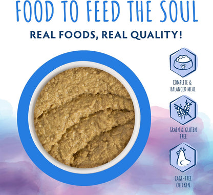Soulistic Paté, Chicken Dinner in a Hydrating Purée, 5.5oz Can, Pack of 8