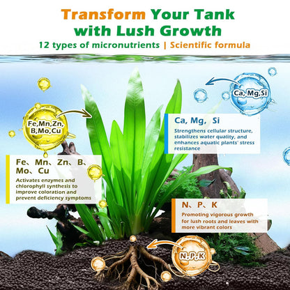 HC035 All-in-One Liquid Aquarium Plant Fertilizer - with Essential Micro & Macro Nutrients for Freshwater Planted Tanks, 150ml/500ml/1000ml (1000mL)