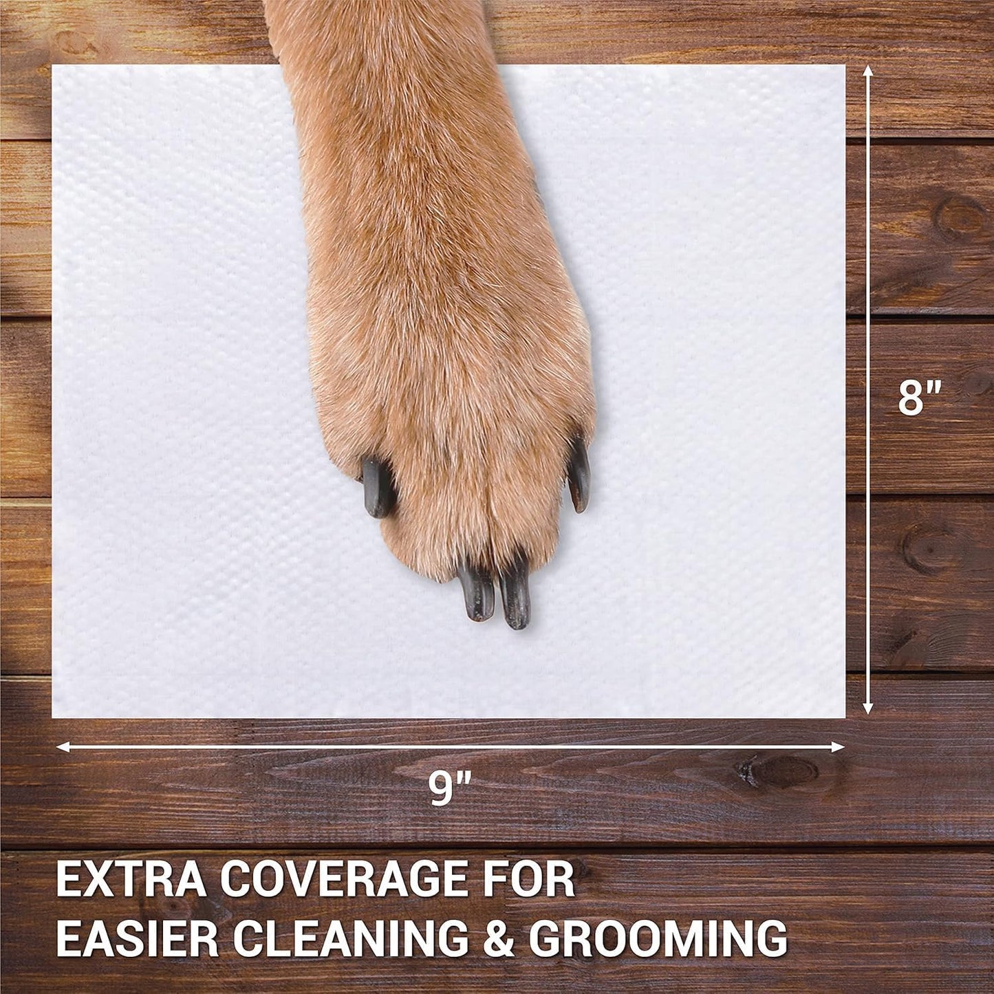 Inspire Naturals Pet Wipes for Dogs and Cats 100% Natural Plant Based with Organic Antioxidants, Dog Wipe Cleaning Deodorizing | Puppy Wipes | Dog Wipes for Paws and Butt (400ct - 8 Pack)