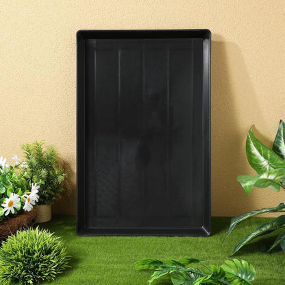 Garneck 2Pcs Plastic Dog Crate Tray Replacement - Durable Bottom Tray for Dog Kennels - Rabbit Cages and Small Pets 41x27cm Size Easy for Pet Training and Preventing