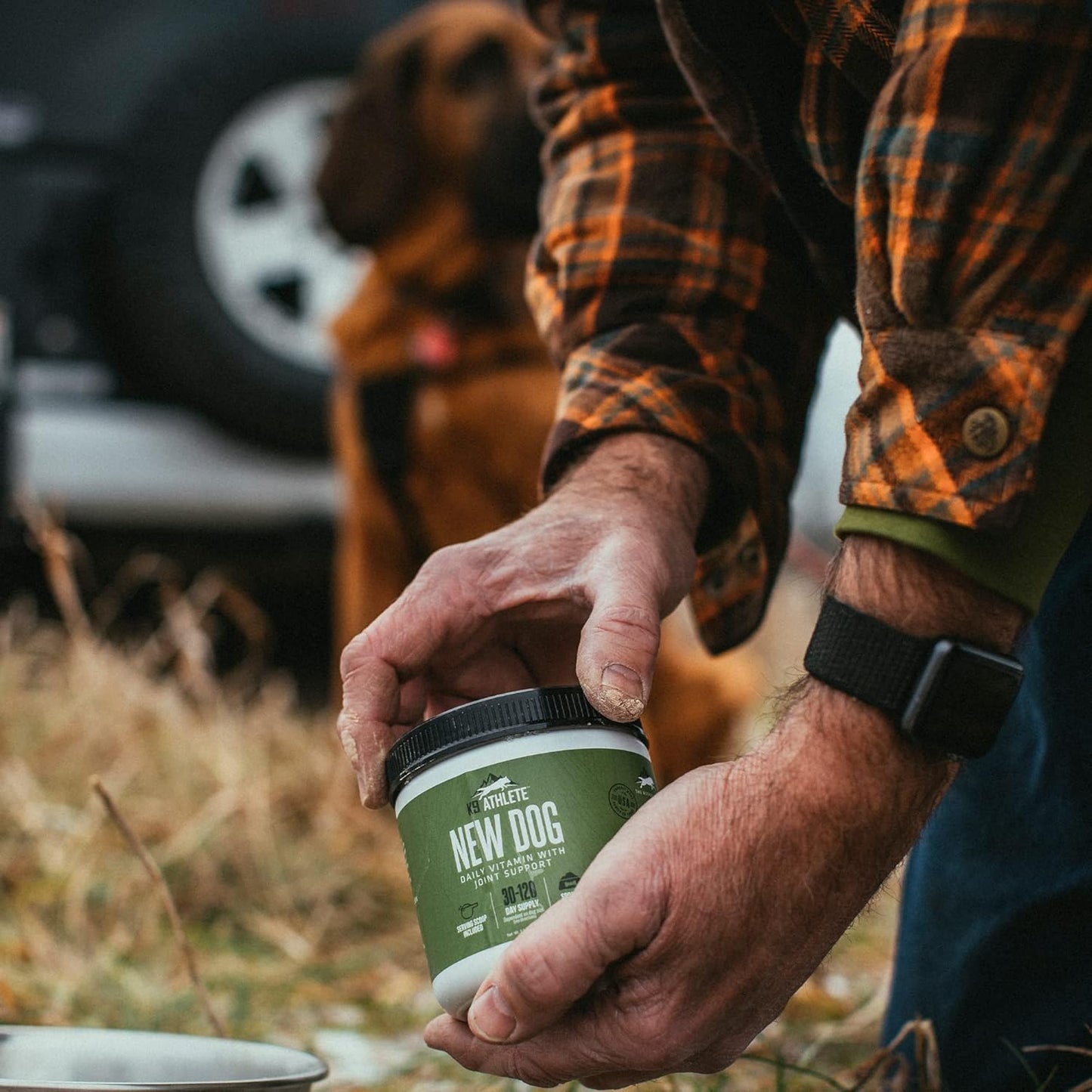 K9 Athlete - New Dog | Daily Multivitamin & Glucosamine Joint Supplement for Dogs - Pet Immunity for Puppy & Senior Canine - Vitamins Promote Pet Wellbeing with Calcium & Magnesium - 30-120 Day Supply