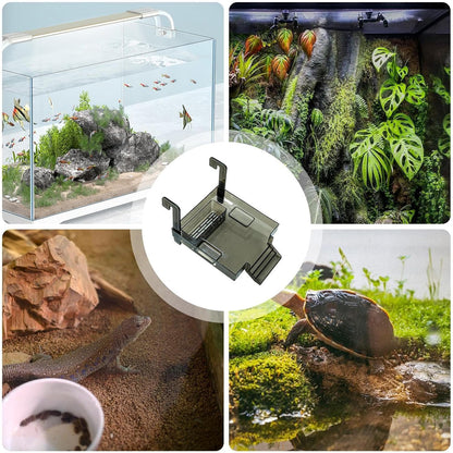 Turtle Basking Dock - Resting with Stairs - Basking Area for Aquatic Turtle Tank,for Frog Terrapin Salamanders Crabs Tortoise Balcony Hotel Restaurant