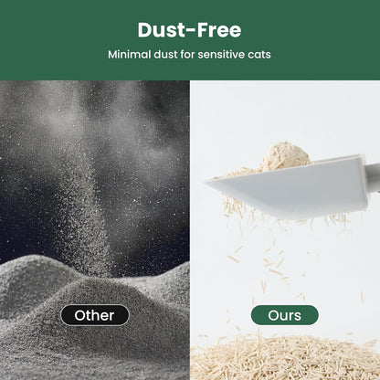 Gardner Pet Enzyme Tofu Cat Litter, Flushable Clumping Cat Litter, Low Dust, Odor Control, Plant-Based Natural Kitten Litter with Fast Absorption & Low Tracking (9LBS*2)