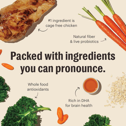 The Honest Kitchen Whole Food Clusters Puppy Whole Grain Chicken Dry Dog Food, 1 lb Bag