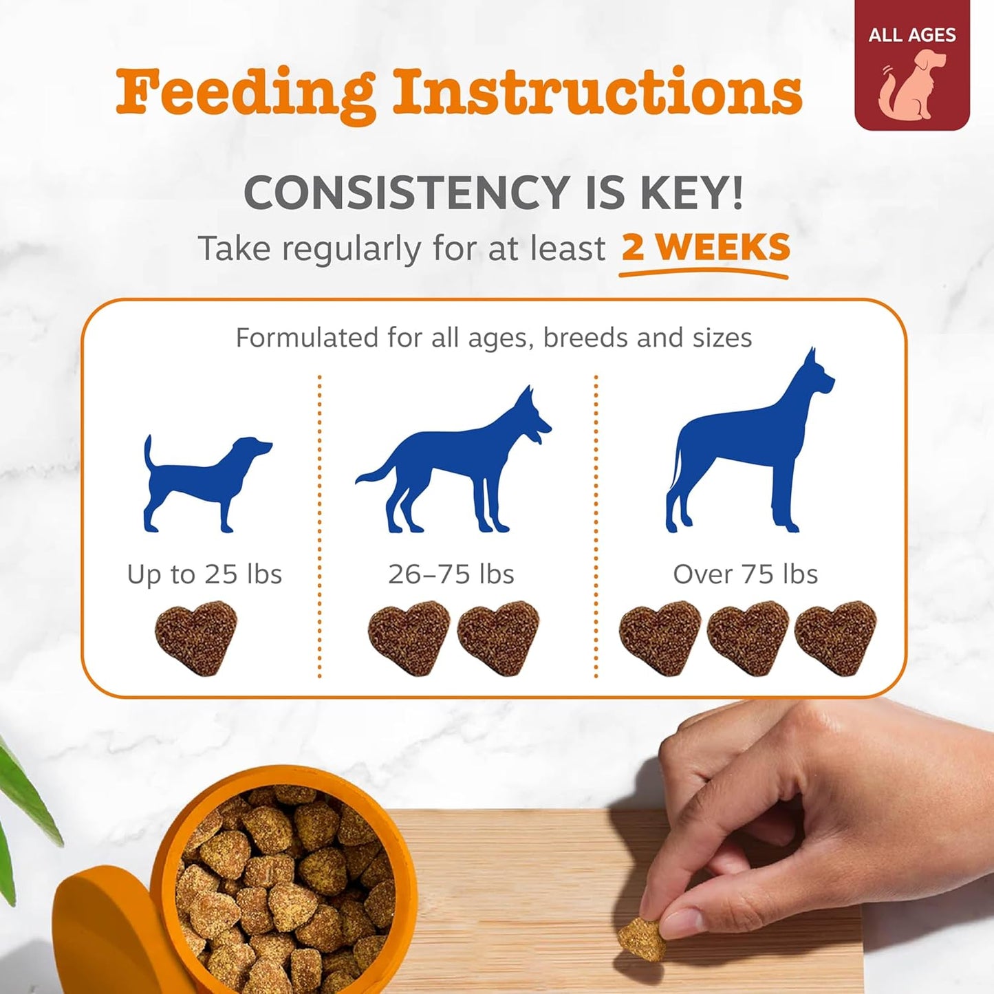 Zesty Paws Dog Multivitamin, Chewable Dog Vitamins and Supplements for Hip & Joints, Skin & Coat, Omega 3 Fish Oil for Dogs- Senior & Puppy Multivitamin - Bison- 90ct