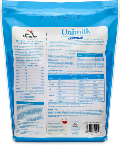Manna Pro UniMilk Multi-Species Milk Replacer | Great for Puppies | 9 lb