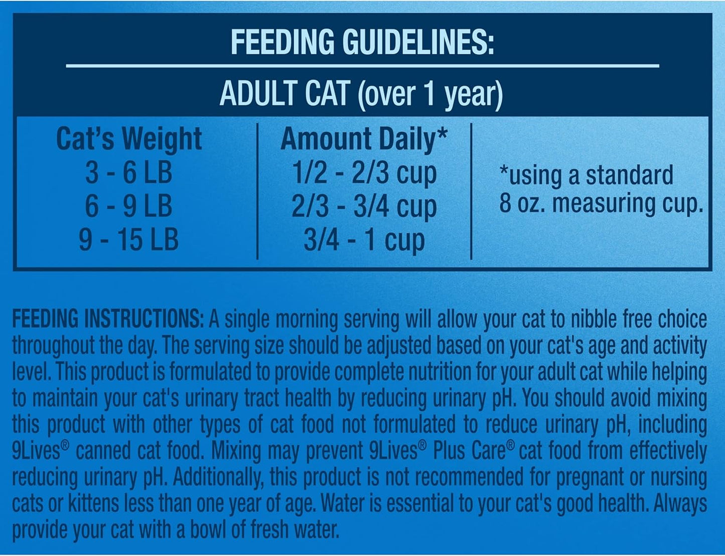 9Lives Plus Care Dry Cat Food, 12 lb. Bag