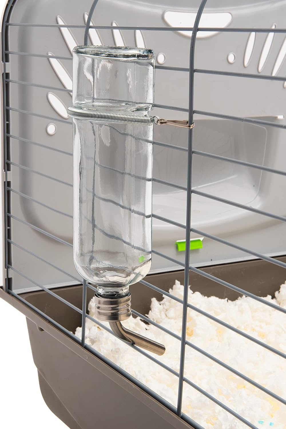 Lixit Chew Proof Flat Sided Water Bottles for Rabbits, Ferrets, Rats, Birds, Hamsters, Guinea Pigs, Chinchillas Gerbils and Other Small Animals (12oz)