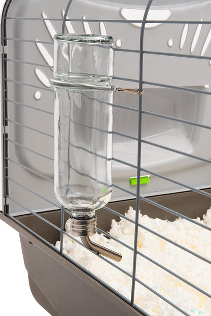 Lixit Chew Proof Flat Sided Water Bottles for Rabbits, Ferrets, Rats, Birds, Hamsters, Guinea Pigs, Chinchillas Gerbils and Other Small Animals (12oz)