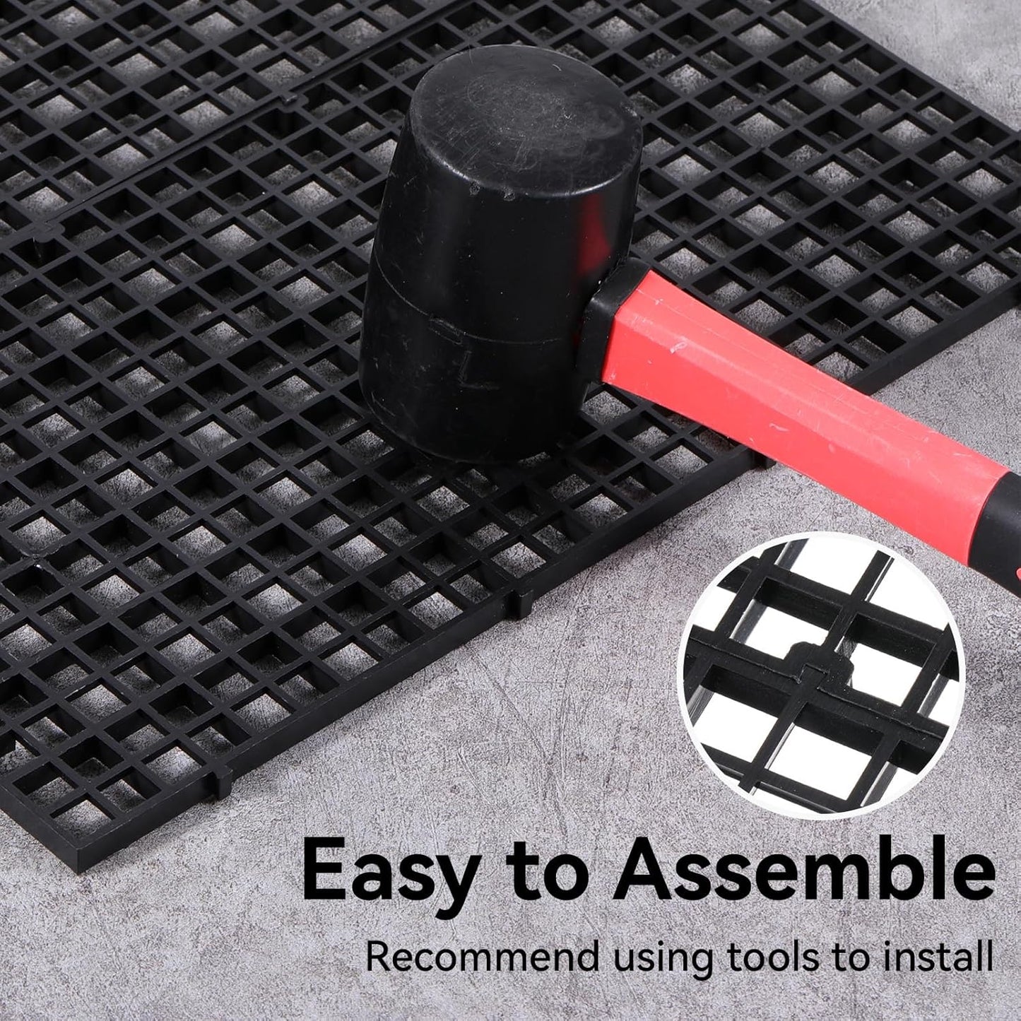 16 Pieces 5.9x11.8in (15X30cm) Aquarium Grid Plastic, Aquarium Fish Tank Divider Egg Crate Aquarium Black Filter Bottom Tray for DIY and Protection Aquascaping