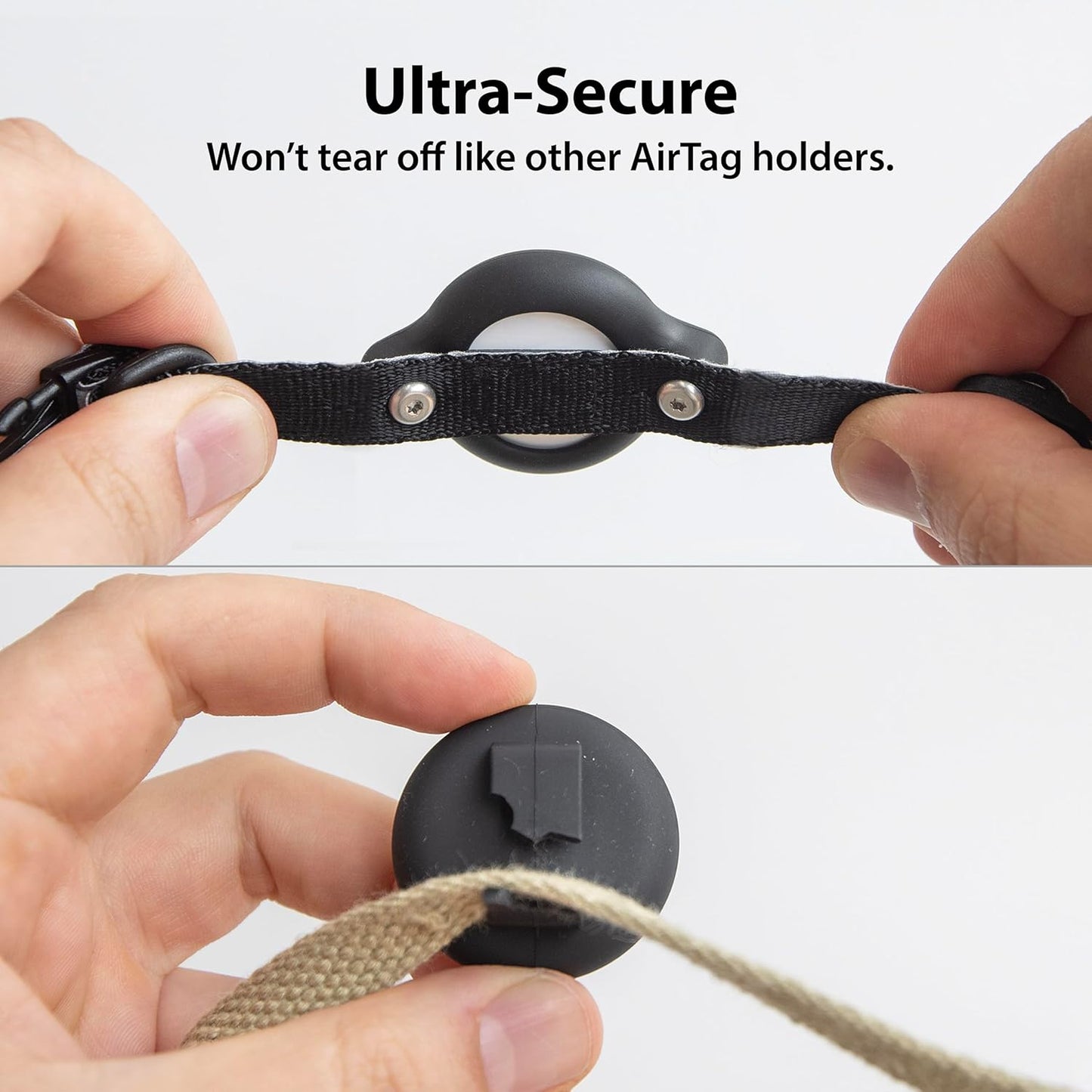 Elevation Lab AirTag Cat Collar Mount - TagVault™ - The Secure & Compact AirTag Holder for Cats | Doesn't Dangle, for Small Dogs Too