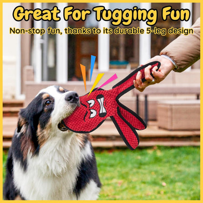 Dog Toys for Aggressive Chewers, Octopus Squeaky Puppy Toys, Stuffing Free Plush Chew Toys for Large Medium and Small Dogs, Interactive Tug Dog Toys to Keep Them Busy