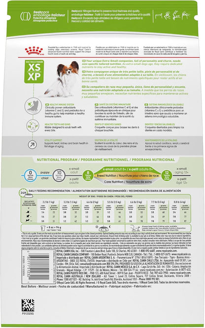 Royal Canin Size Health Nutrition X-Small 7+ Adult Dry Dog Food, 2.5 lb Bag