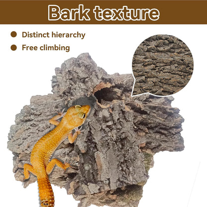 Reptiles Cork Bark Bits Substrate,1 LB Terrarium Bark Bedding Bulk for Geckos Snake Isopods Bearded Dragon Spiders Lizard Tarantula Hermit Crabs