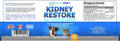 Cat and Dog Kidney Support, Natural Renal Supplements to Support Pets, Feline, Canine Healthy Kidney Function and Urinary Tract. Essential for Pet Health, Pet Alive, Easy to Add to Cats and Dogs Food