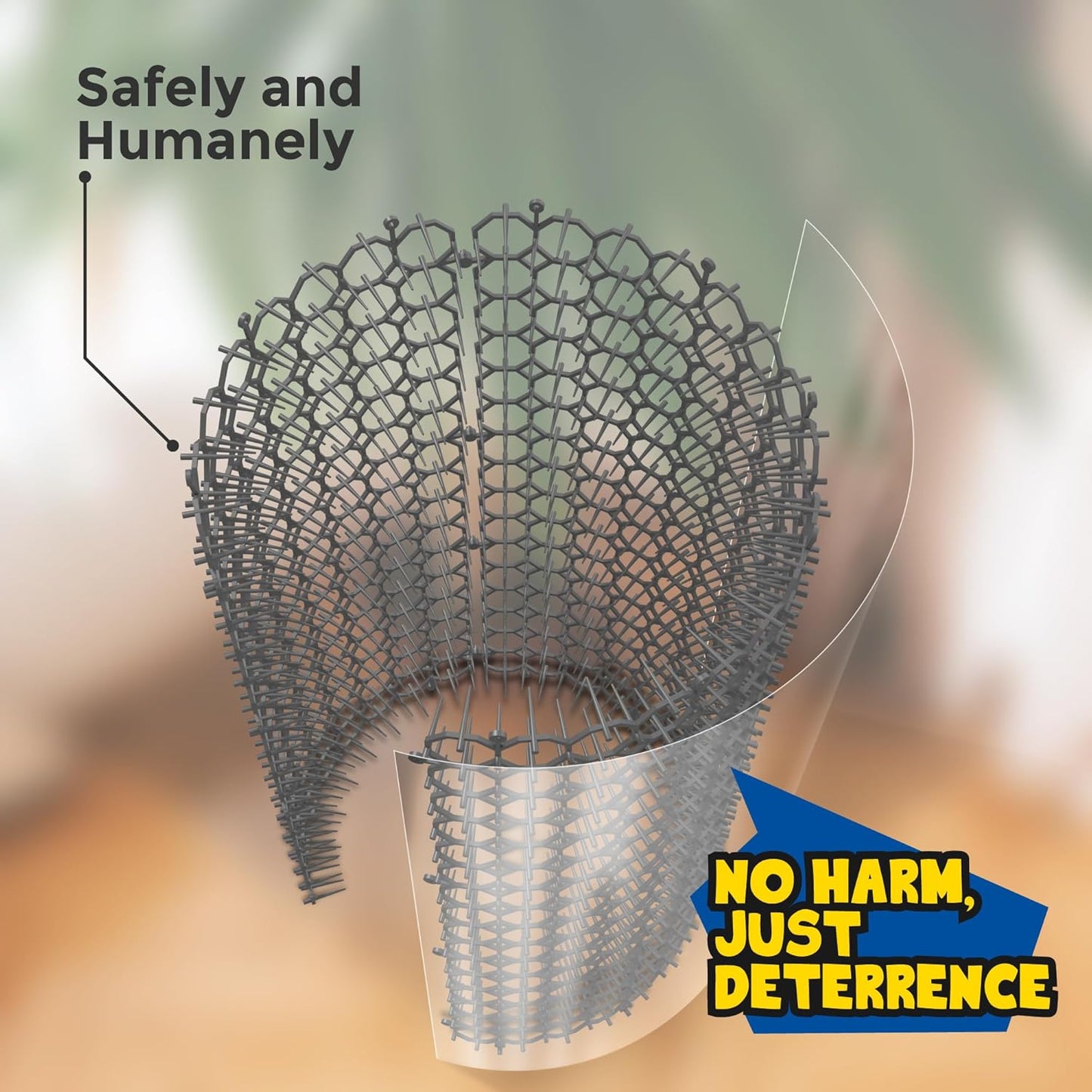 [Bundle] Cat Scat Mat & Anti-Scratch Furniture Protector – Humane Cat Repellent Spikes & Double-Sided Scratch Deterrent Tape – Indoor & Outdoor Pet Training Solution