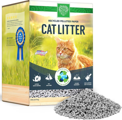 Small Pet Select-Recycled Pelleted Paper Cat Litter, 20lb