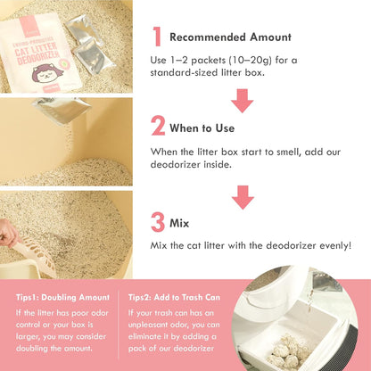 Welcome Home Cat Kit – Attractant Pellet Tofu Cat Litter 18lb & Deodorizer Set – Strong Clumping, Odor Control, Low Dust, Low-Tracking, Easy Cleanup, Long-Lasting Freshness