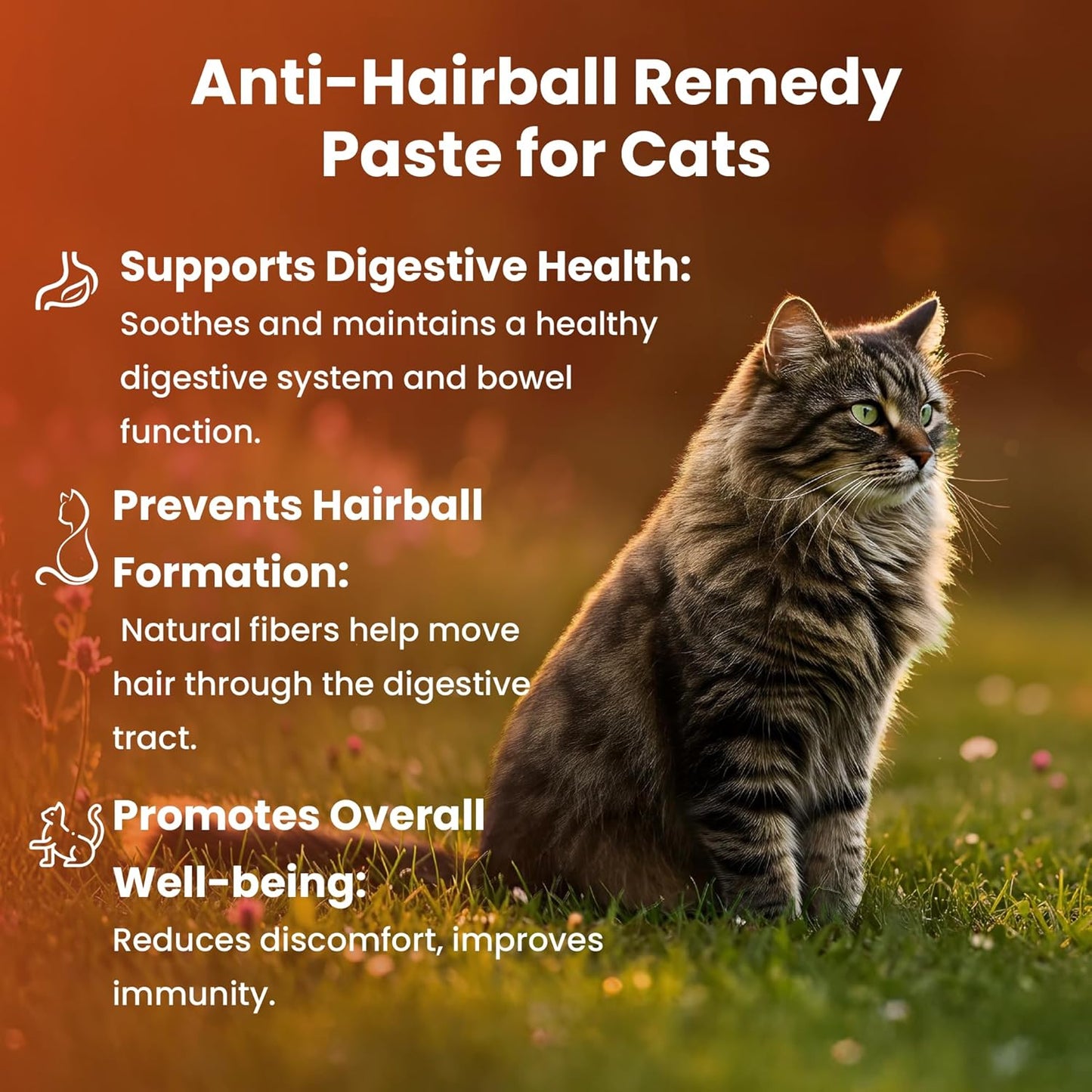Bio PetActive CatiMalt Plus Hairball Remedy for Cats | All Natural Treats for Relief and Reduce Hair Ball | Kitty & Kitten Furball Control Creamy Gel | Soft Paste – 3.38 oz